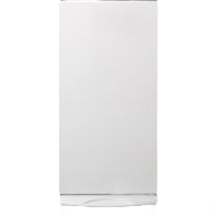 Built-in white trash compactor with sleek front panel from Trash Compactors and Kitchen & Kitchenware collections