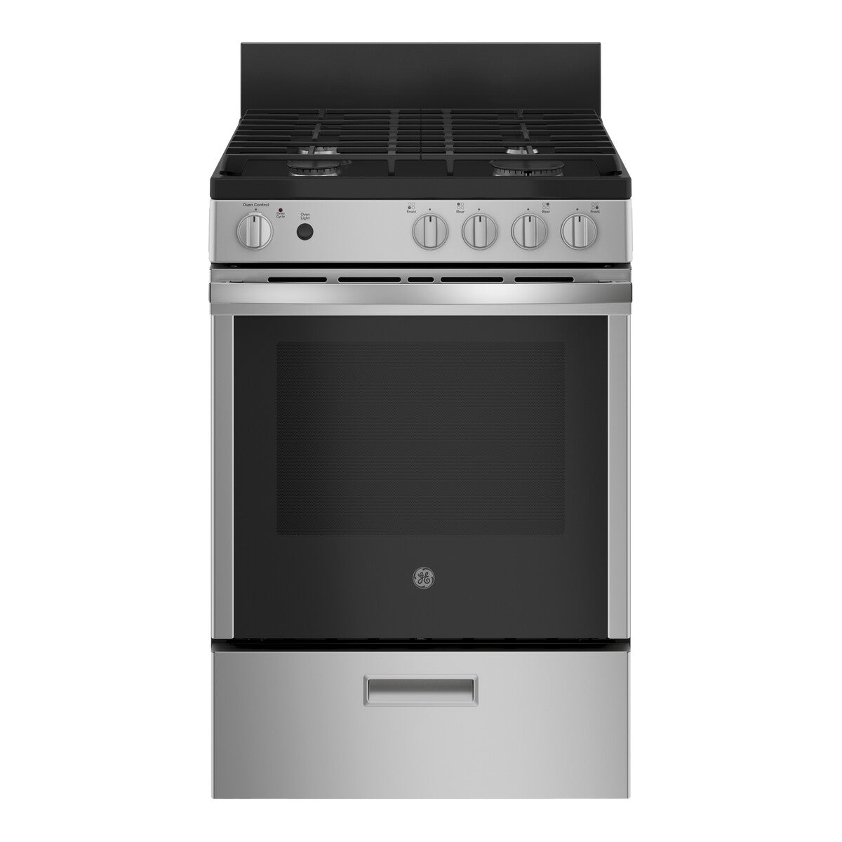 GE® 24"  Steam Clean Free-Standing/Slide-in Gas Range