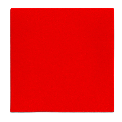 Red 100-grit sanding sheet designed for handheld palm sanders, perfect for home improvement and tool use tasks