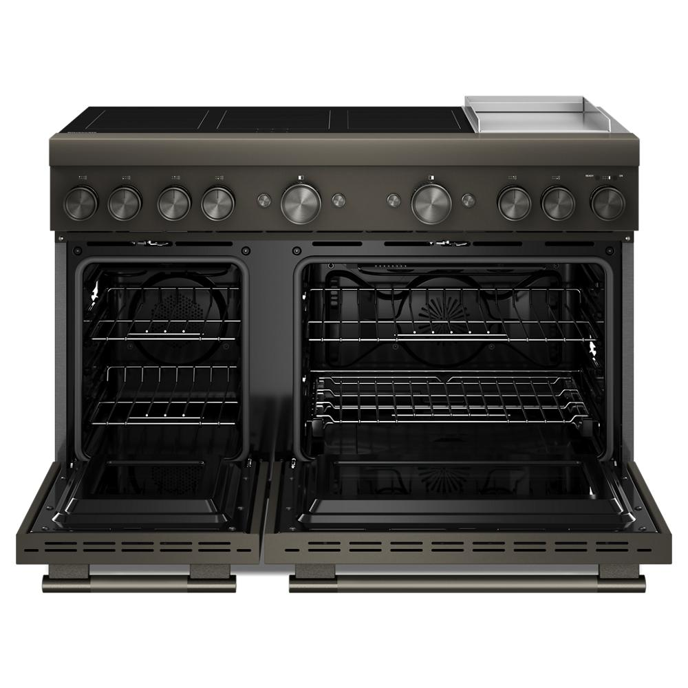 48-Inch 6-Element Induction Freestanding Commercial-Style Range with Griddle