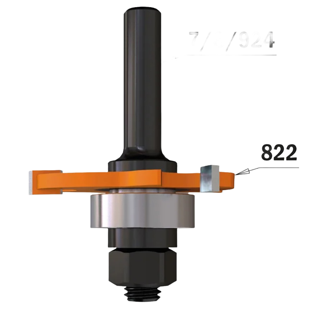 CMT Orange Tools 1-7/8” x 1/16” Slot Cutter, 8mm Bore