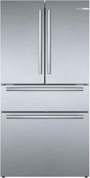 800 Series, French Door Bottom Mount Refrigerator, 36'', Stainless Steel