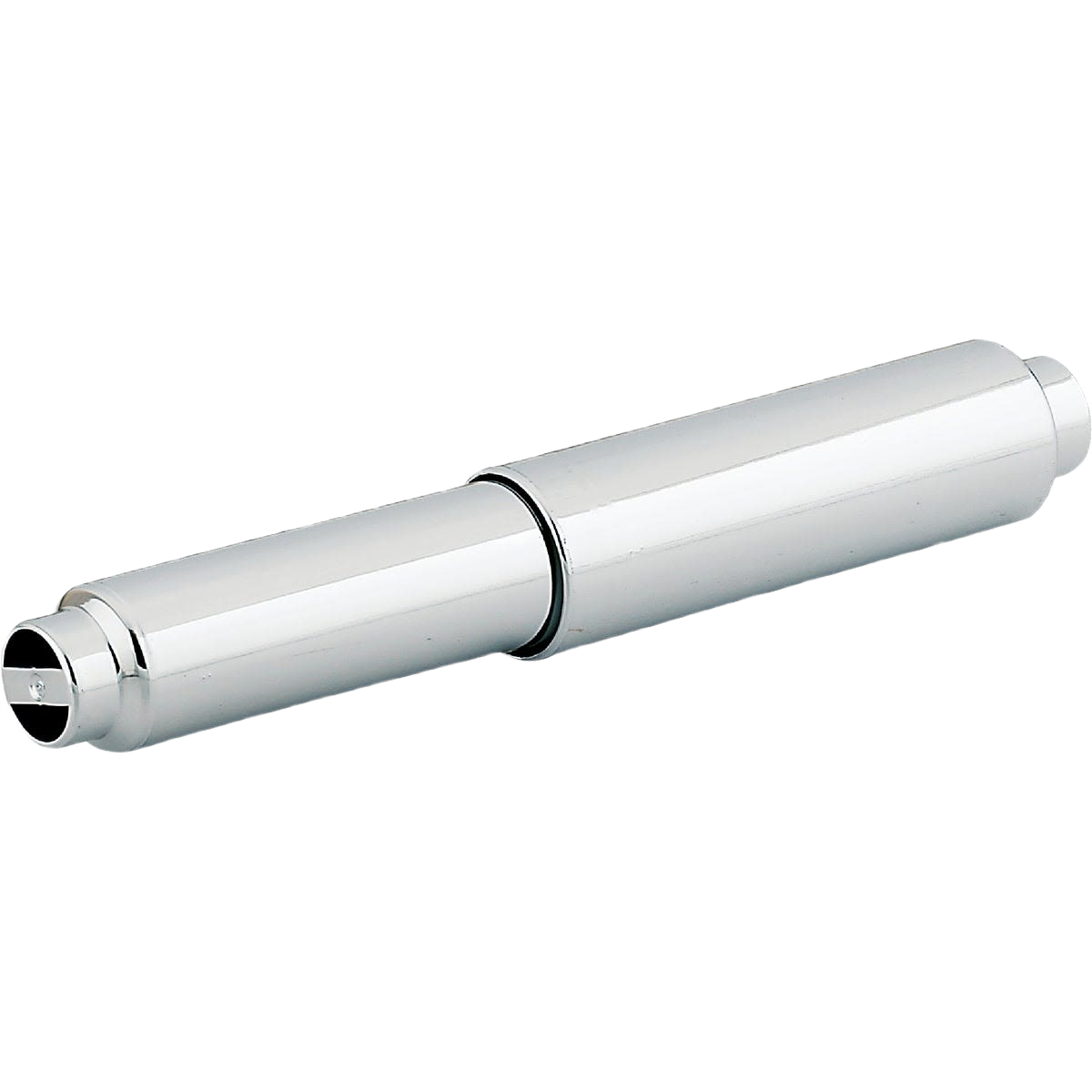 Chrome-finished replacement toilet paper roller with sleek design for home improvement and bathroom accessories