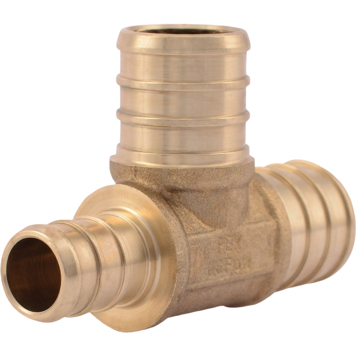 Brass reducing PEX barb tee fitting for plumbing in Pipes & Fittings and Under $50 collections