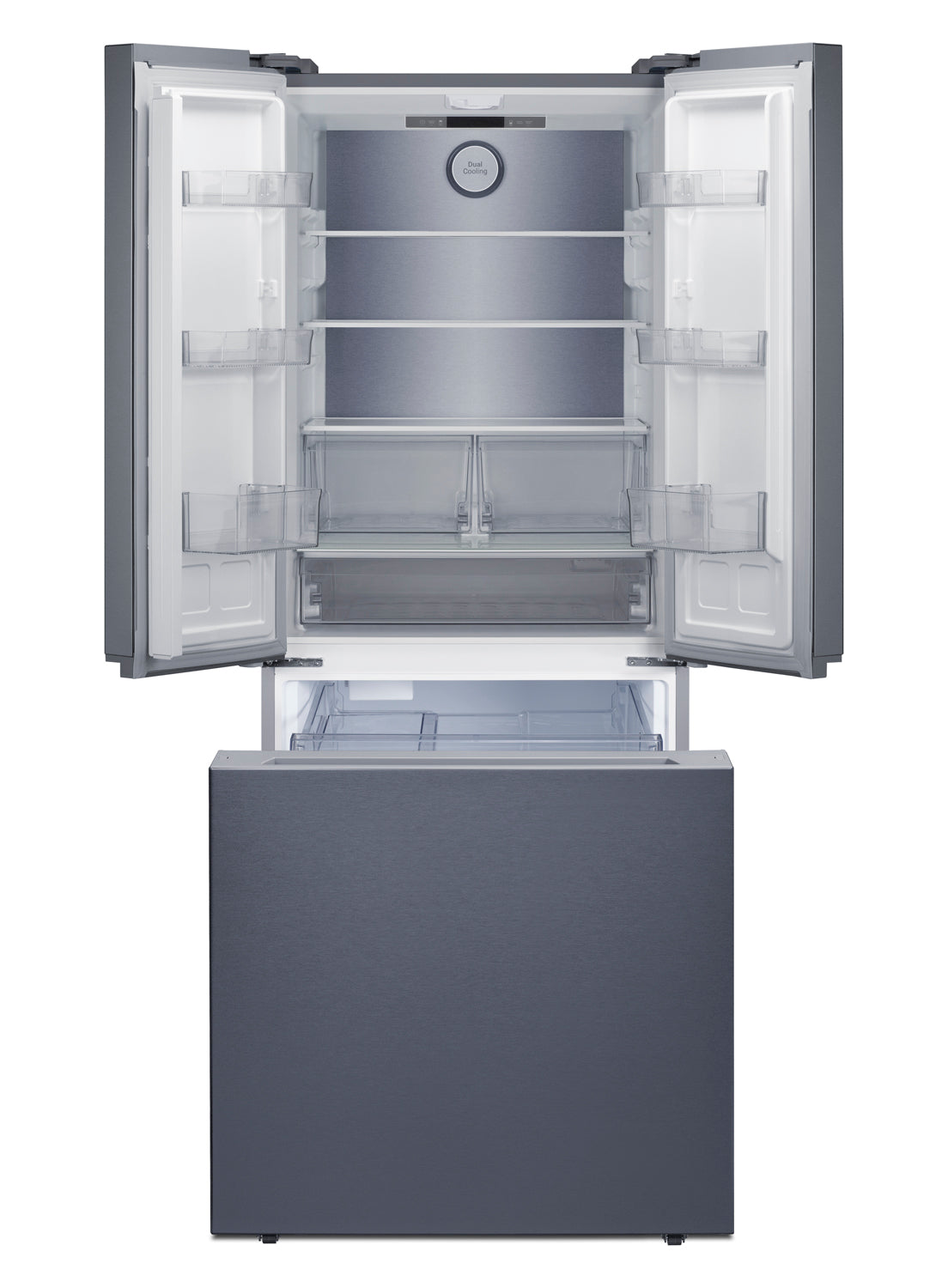 30" Wide French Door Bottom-Mount Refrigerator-Freezer