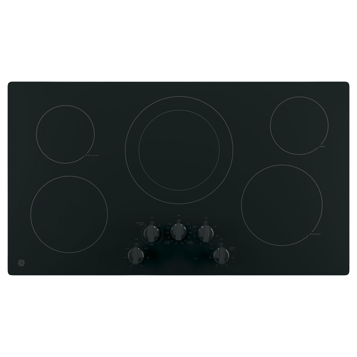 GE® 36" Built-In Knob Control Electric Cooktop