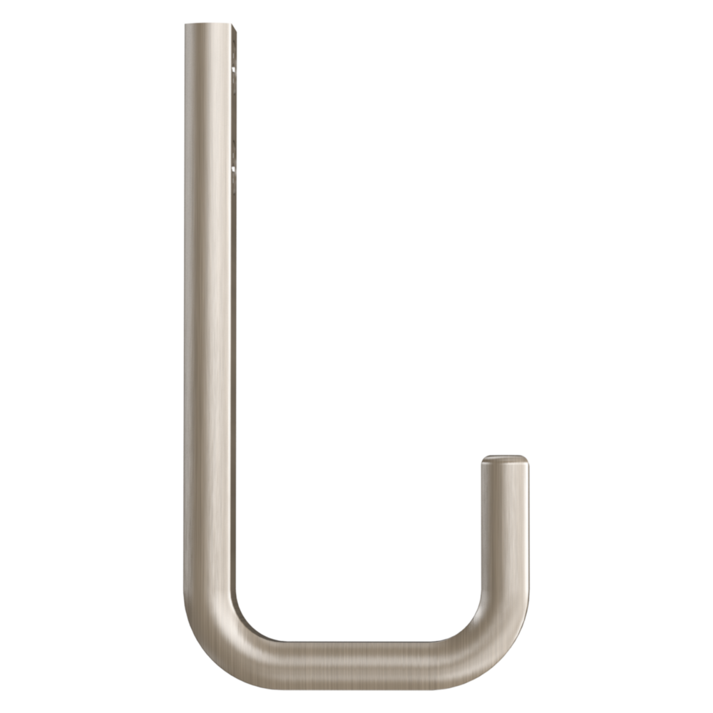 Satin nickel modern hook with reed pattern for closet organization and home improvement under $50 collections