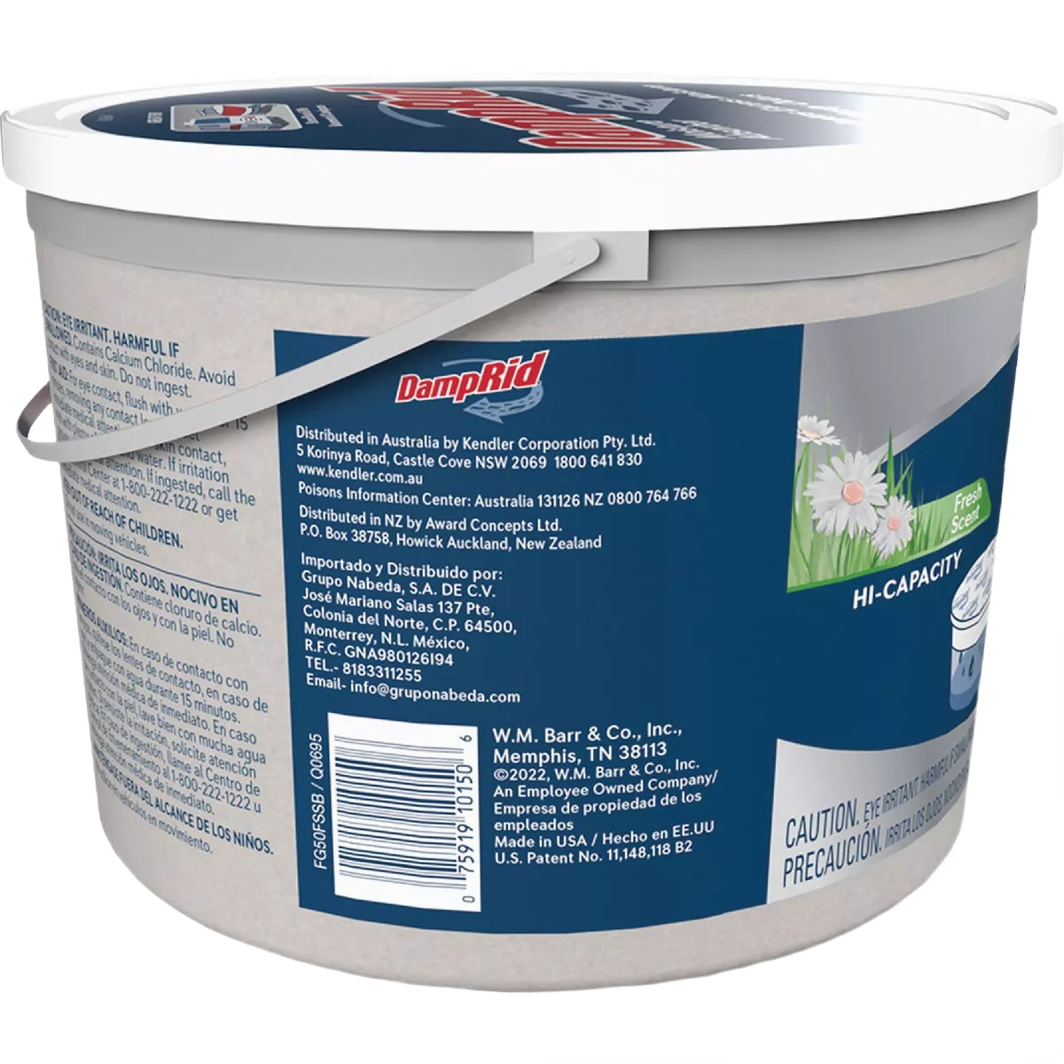 DampRid Hi-Capacity moisture absorber container with fresh scent for controlling humidity in large household spaces under 50 dollars