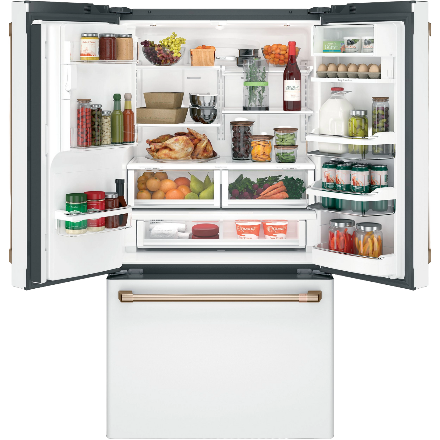 CAFÉ™ ENERGY STAR® 22.1 Cu. Ft. Smart Counter-Depth French-Door Refrigerator with Hot Water Dispenser