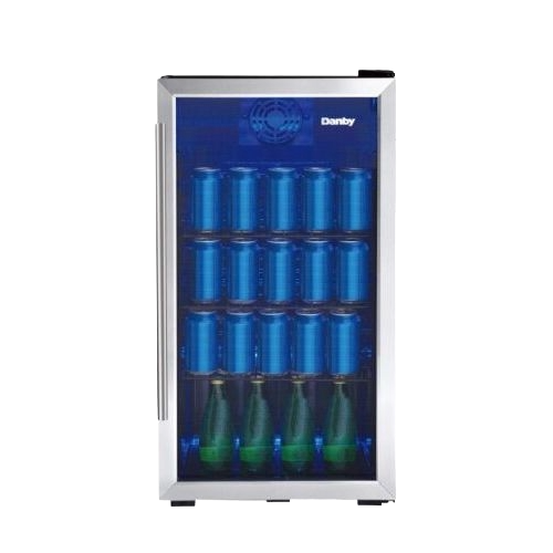 3.1 CuFt. Beverage Center, Tempered Glass Door, Wire Shelves