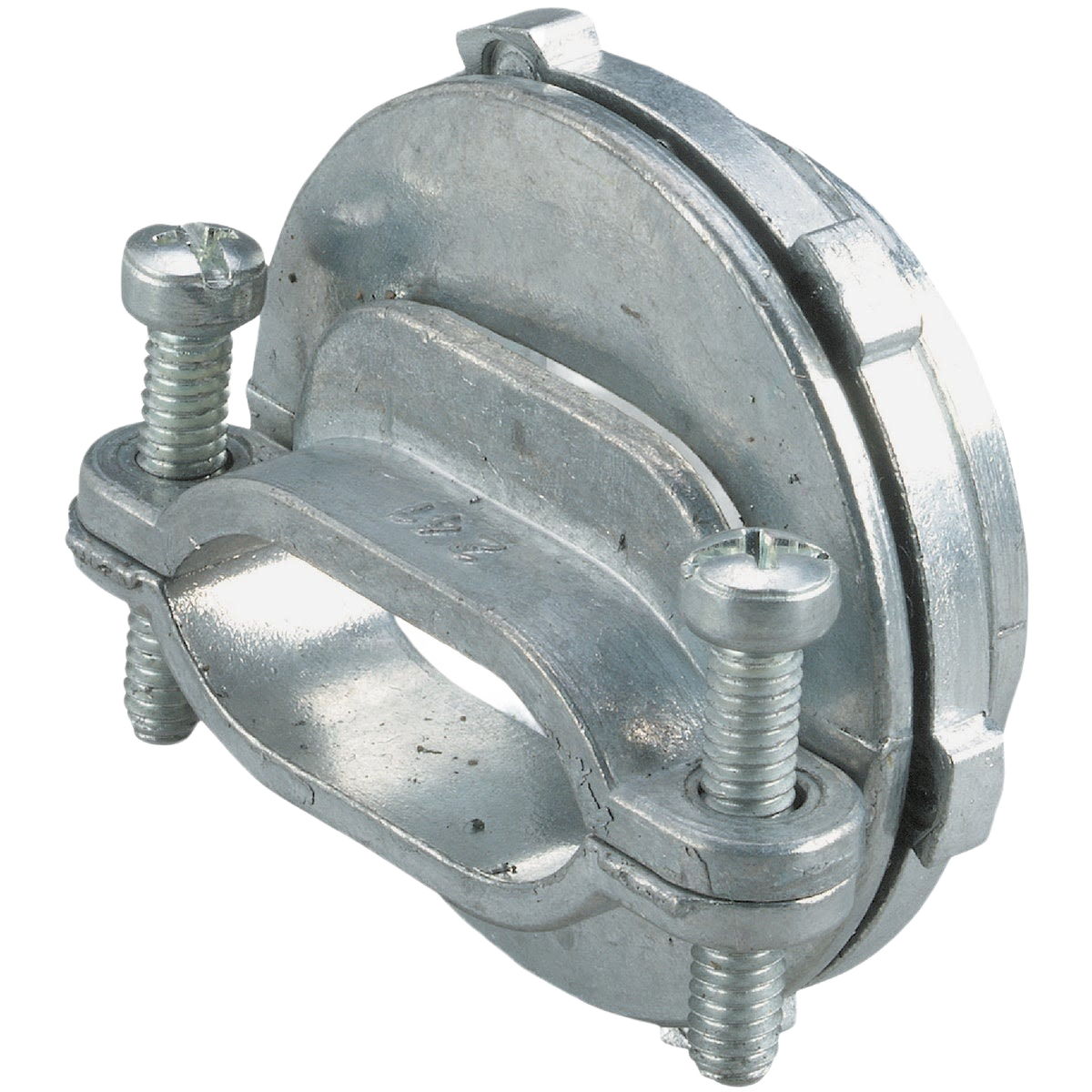 Cast zinc clamp box connector with screws for electrical conduit fittings in under $50 and electrical collections