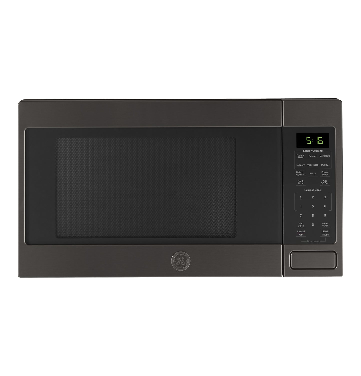 Countertop microwave oven in dark stainless steel with digital control panel in Microwaves and Kitchen & Kitchenware collections