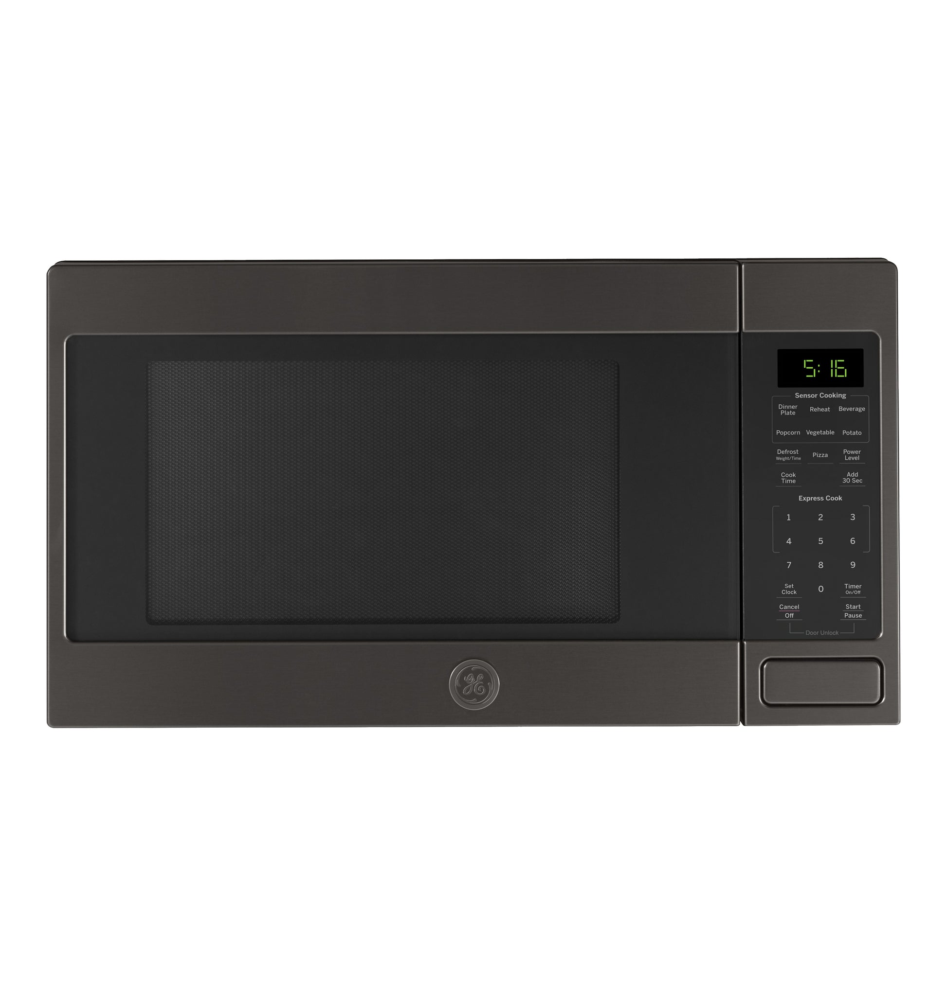 Countertop microwave oven in dark stainless steel with digital control panel in Microwaves and Kitchen & Kitchenware collections