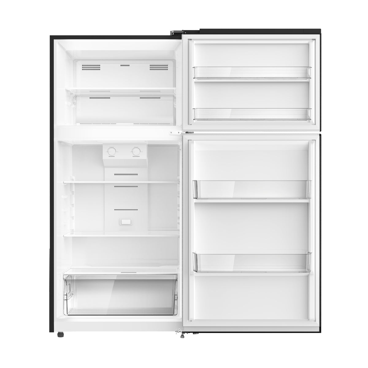 Element Electronics 14.2 cu. ft. Top Freezer Refrigerator - Black, ENERGY STAR (ERT14CSCB)