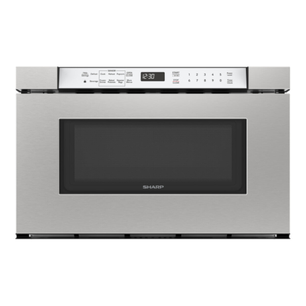 24" / 1.2 CF Microwave Drawer, Easy Touch Open, Silver Keysheet