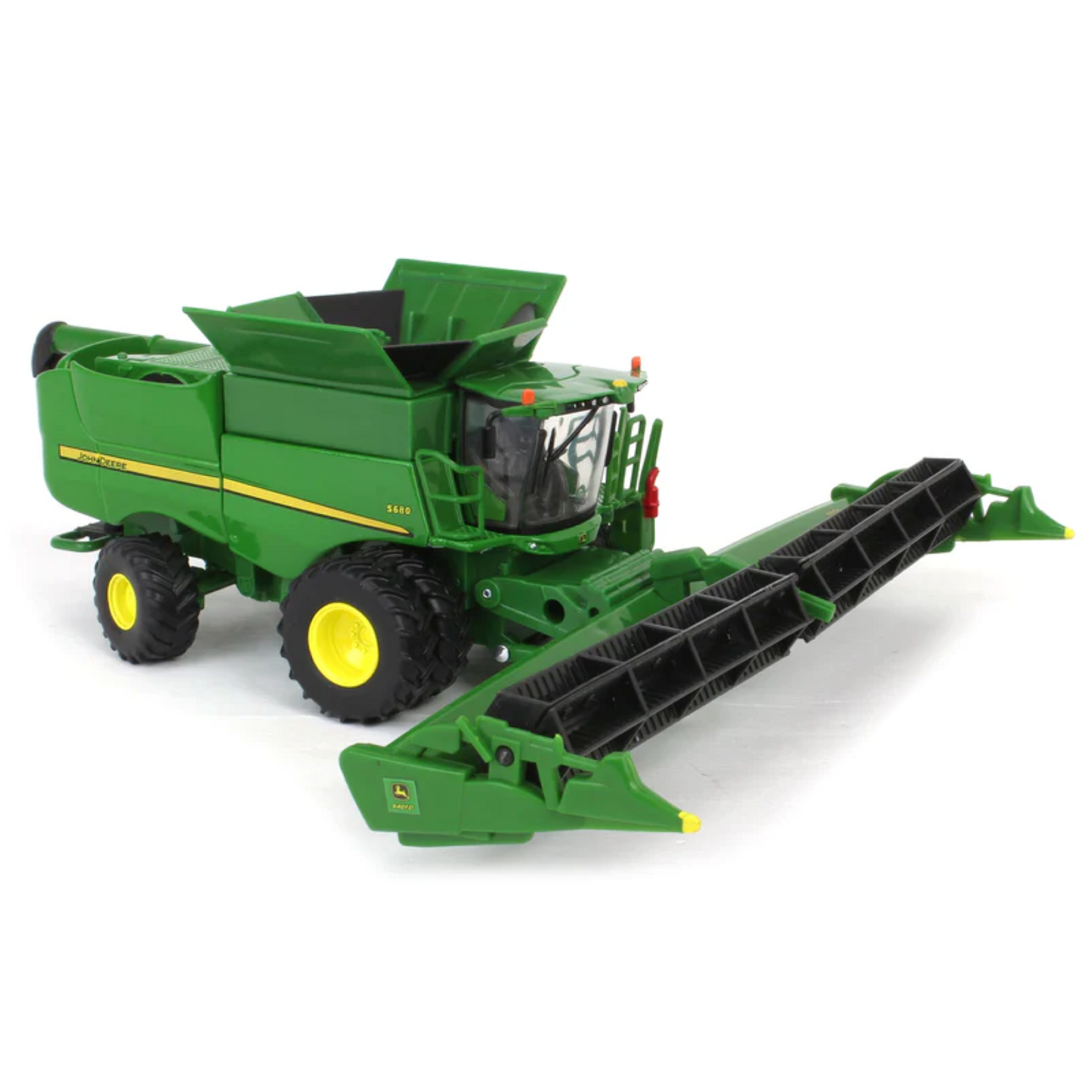 TOMY John Deere LP86774 1/64 S680 Combine with 640FD Grain Head & 616C Corn Head