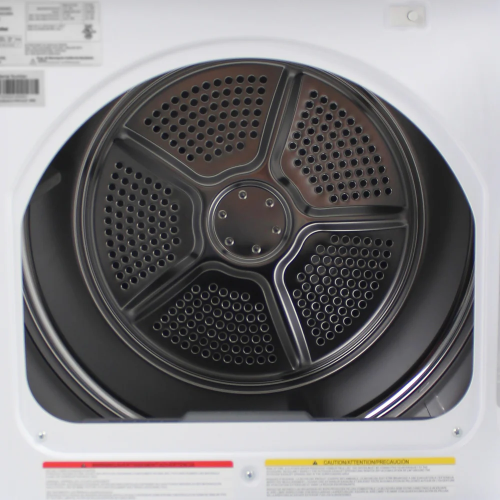 Close-up view of empty front load natural gas dryer drum in Dryers and Gas Dryers collections