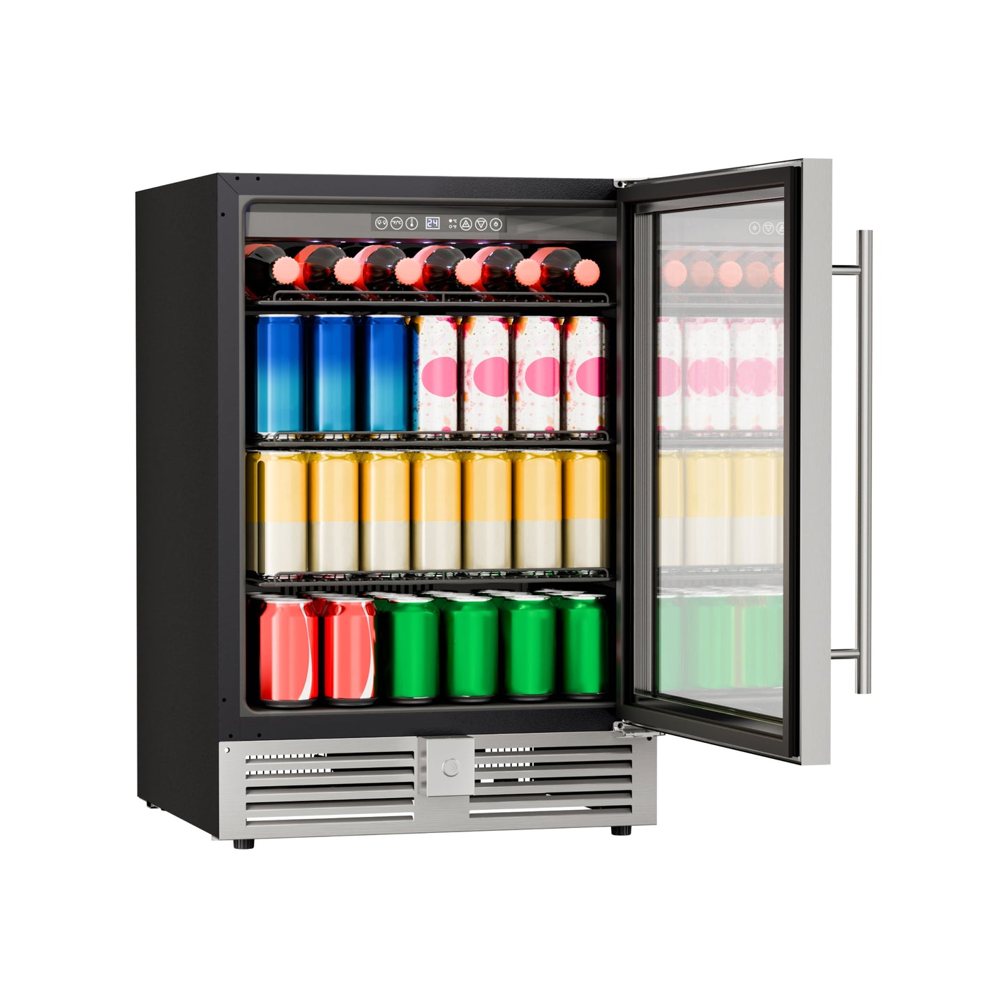24" Avanti Beverage Center, 130 Can Capacity - Stainless Steel