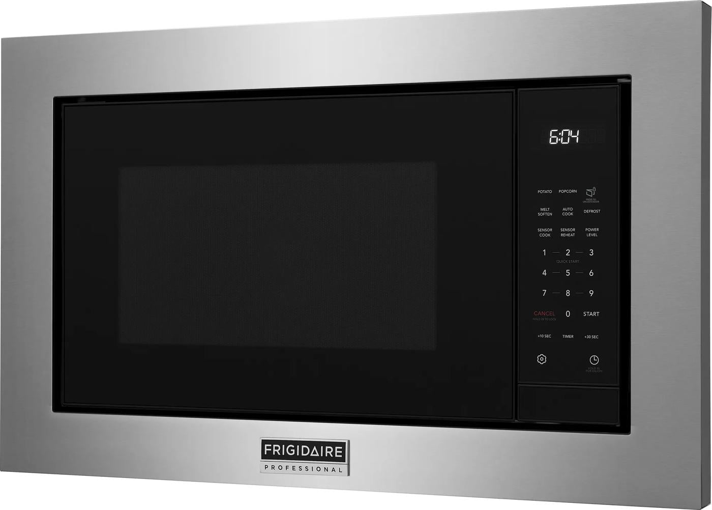 Built-in stainless steel microwave with digital display and touch control panel in Microwaves and Appliances collections