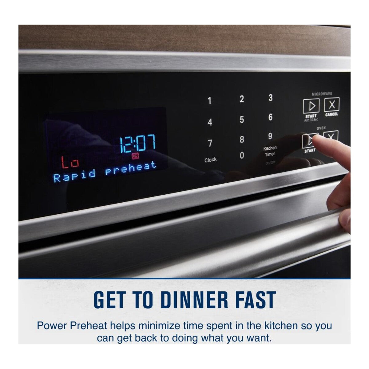 30-inch Wall Oven Microwave Combo with Air Fry and Basket - 6.4 cu. ft.