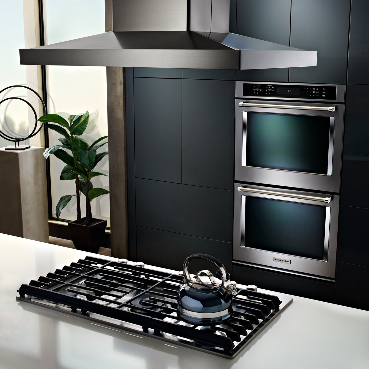 36" Island-Mount, 3-Speed Canopy Hood