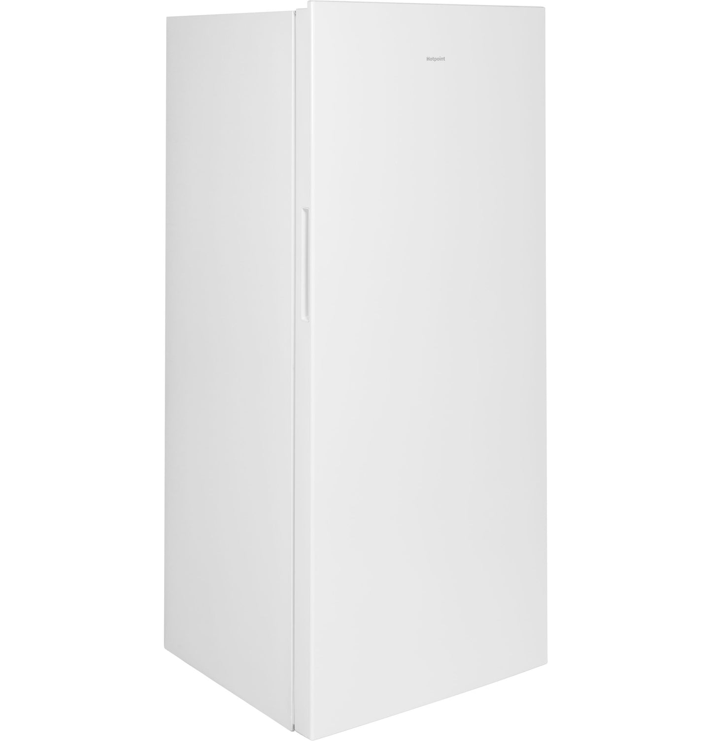 White frost-free upright freezer with single door and minimalist design from Freezers & Ice Makers and Appliances collections