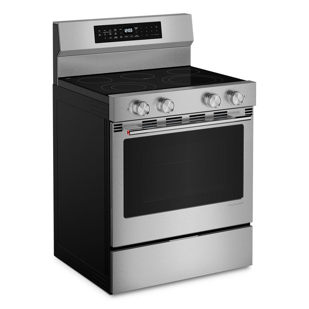 5.3 Cu. Ft. Smart Freestanding Electric Range with Convection Cooking Modes