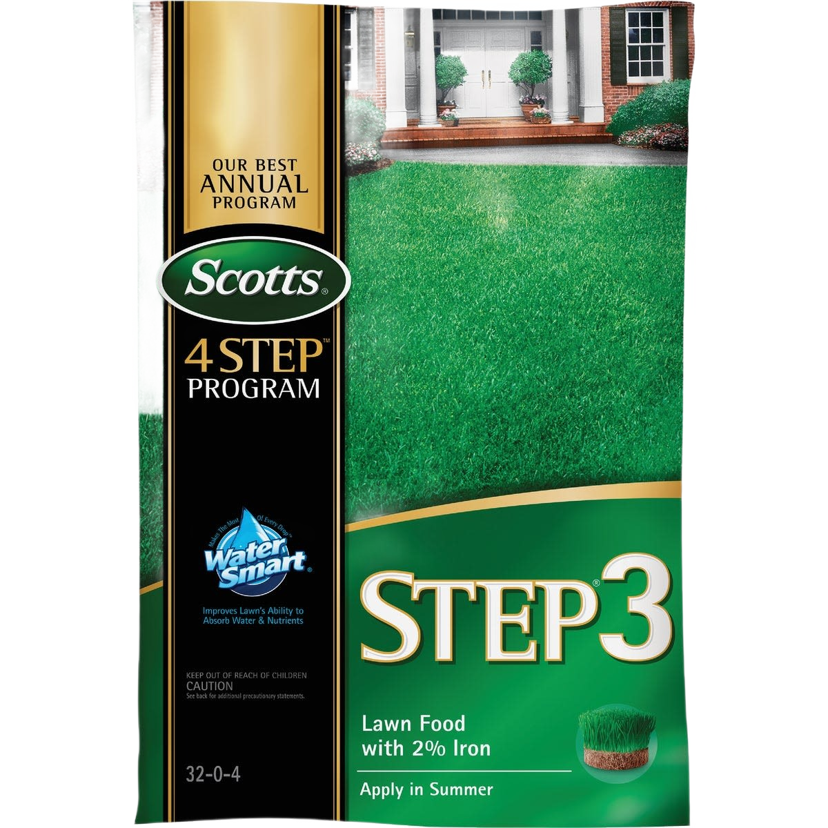 Bag of Scotts lawn food with 2% iron from lawn fertilizer and lawn care collections under $50