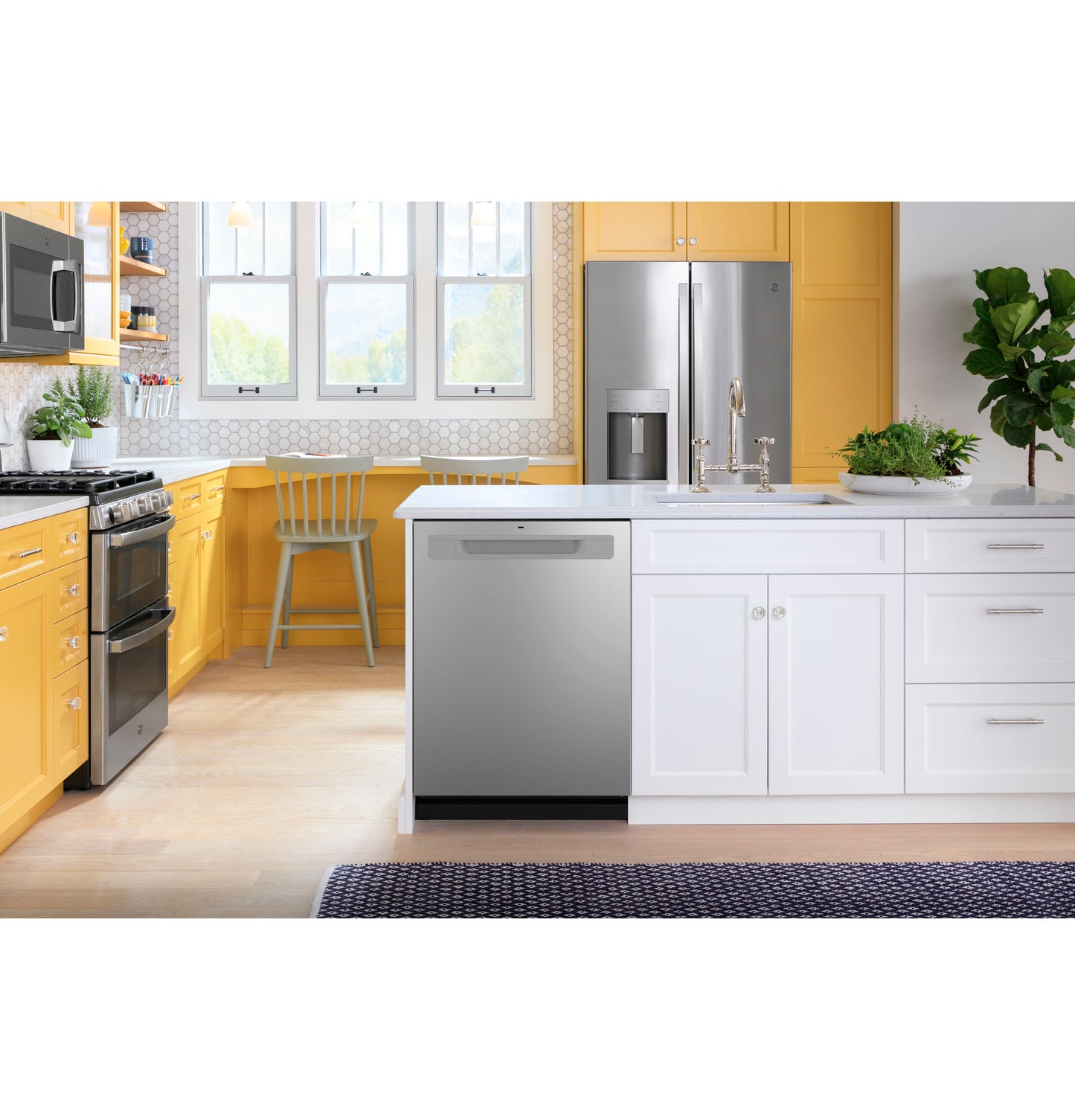 GE® ENERGY STAR® Top Control with Plastic Interior Dishwasher with Sanitize Cycle & Dry Boost