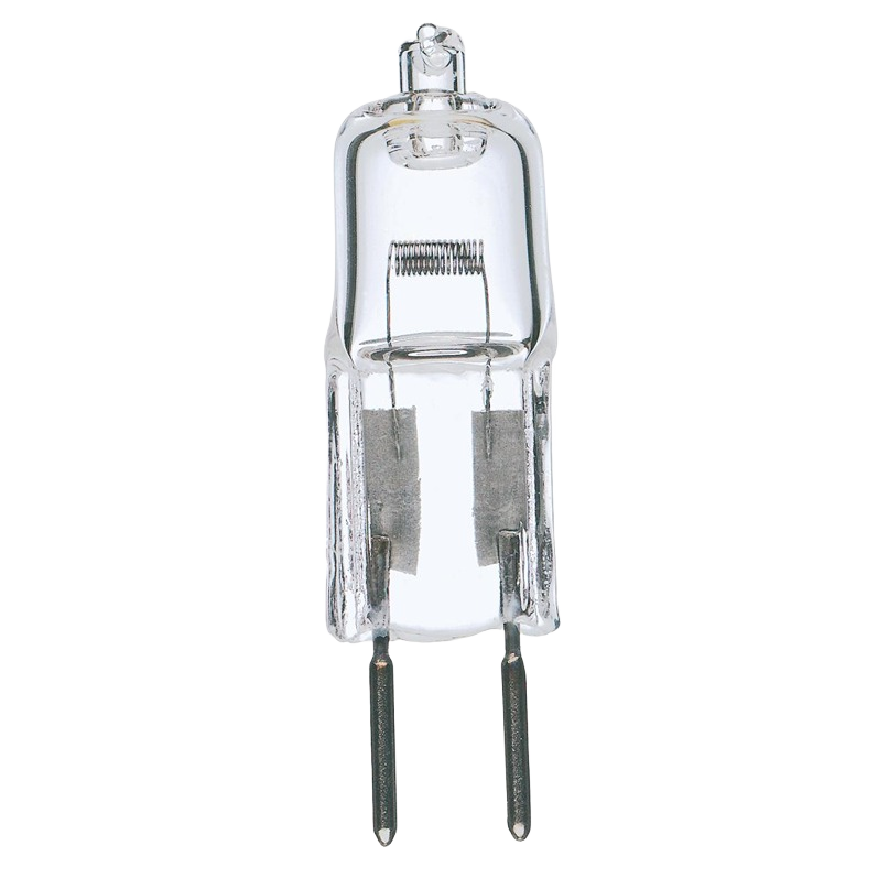 Clear halogen T3 light bulb with G4 bi-pin base for home improvement and lighting applications