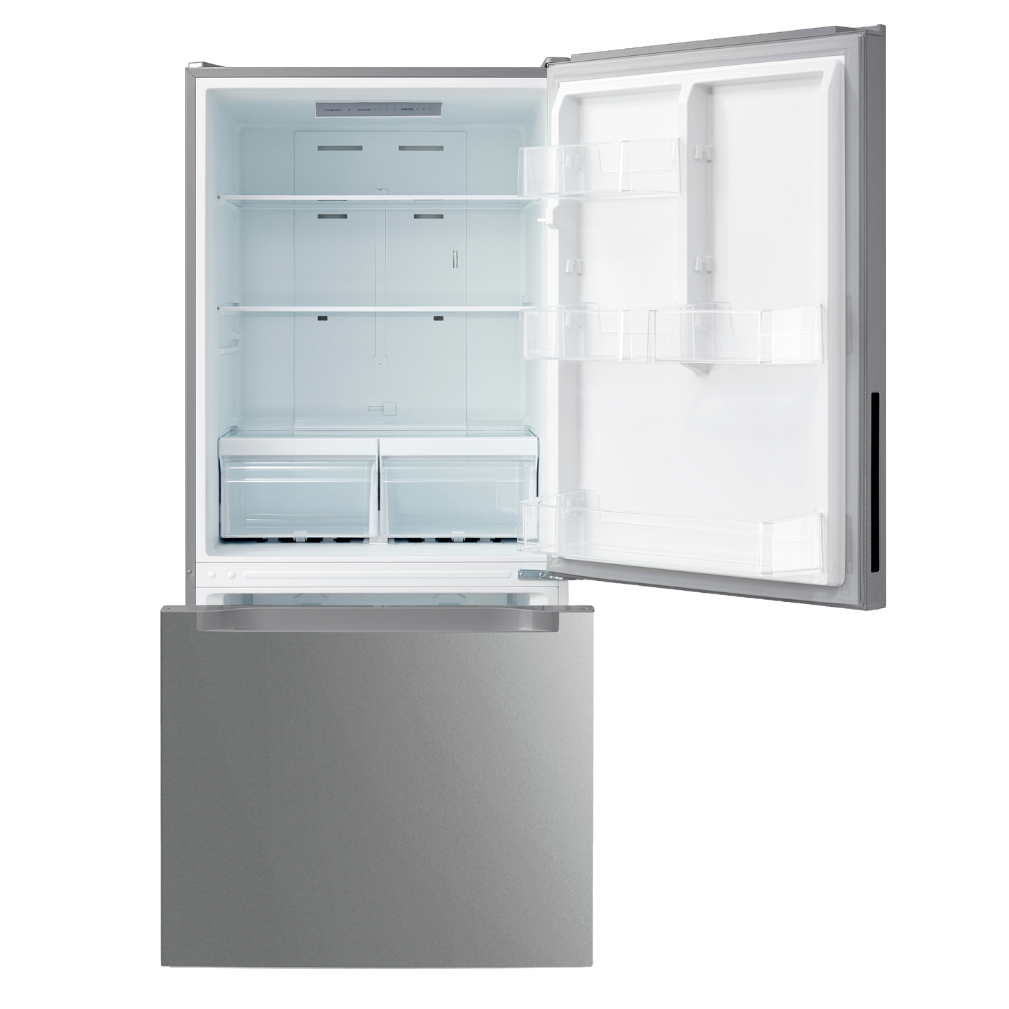 Element Electronics 18.7 cu. ft. Bottom Freezer Refrigerator - Stainless Steel, ENERGY STAR (ERBM19CBS)
