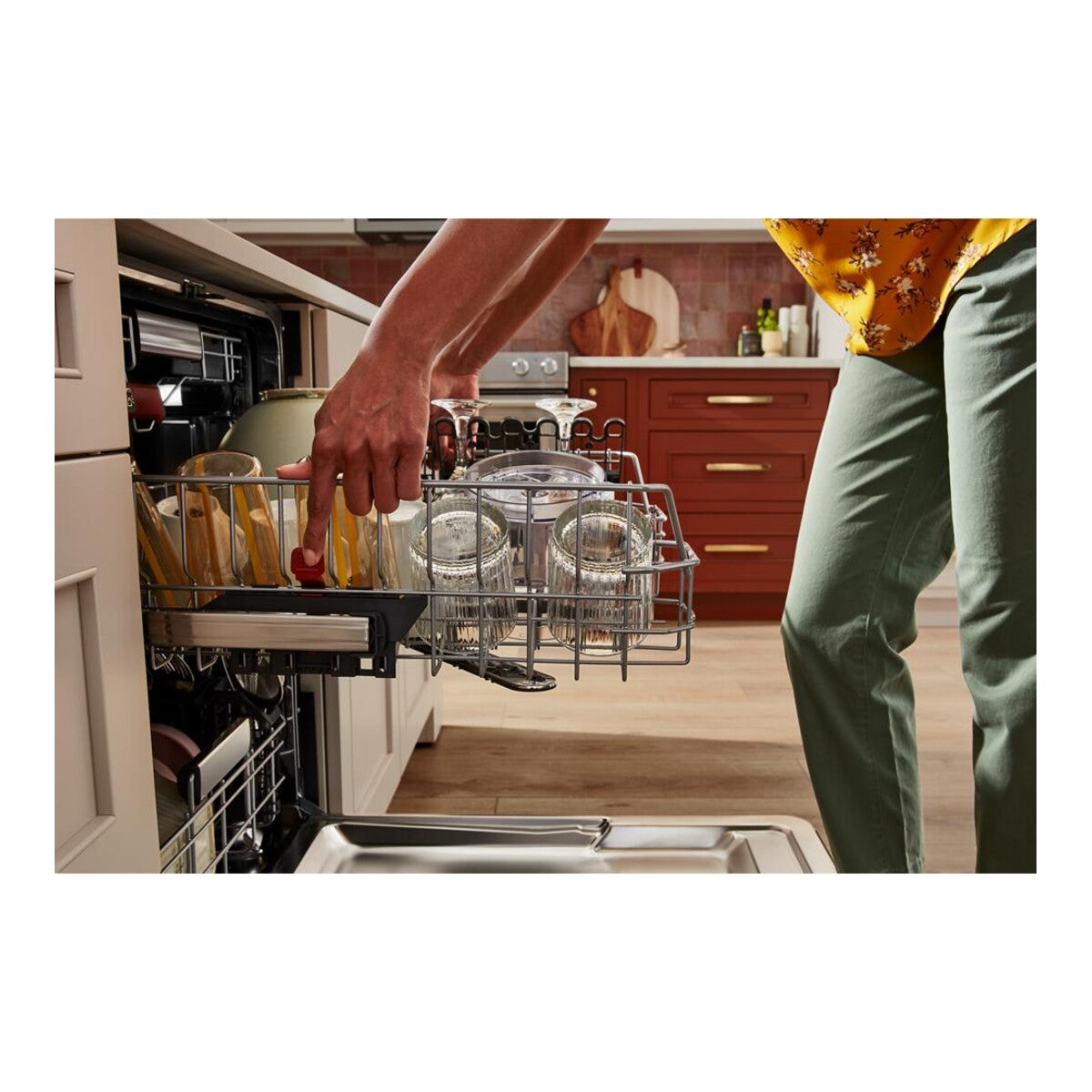 KitchenAid® 39 dBA Panel-Ready Flush-to-cabinet Dishwasher with FreeFlex™ Fit Third Level Rack