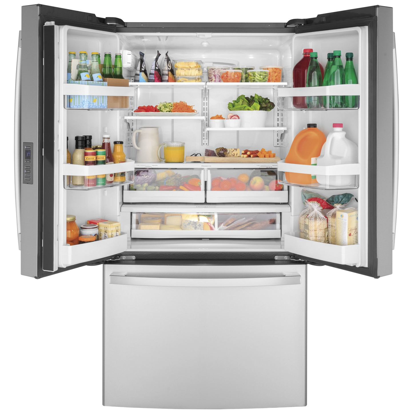 GE® ENERGY STAR® 23.1 Cu. Ft. Counter-Depth Fingerprint Resistant French-Door Refrigerator