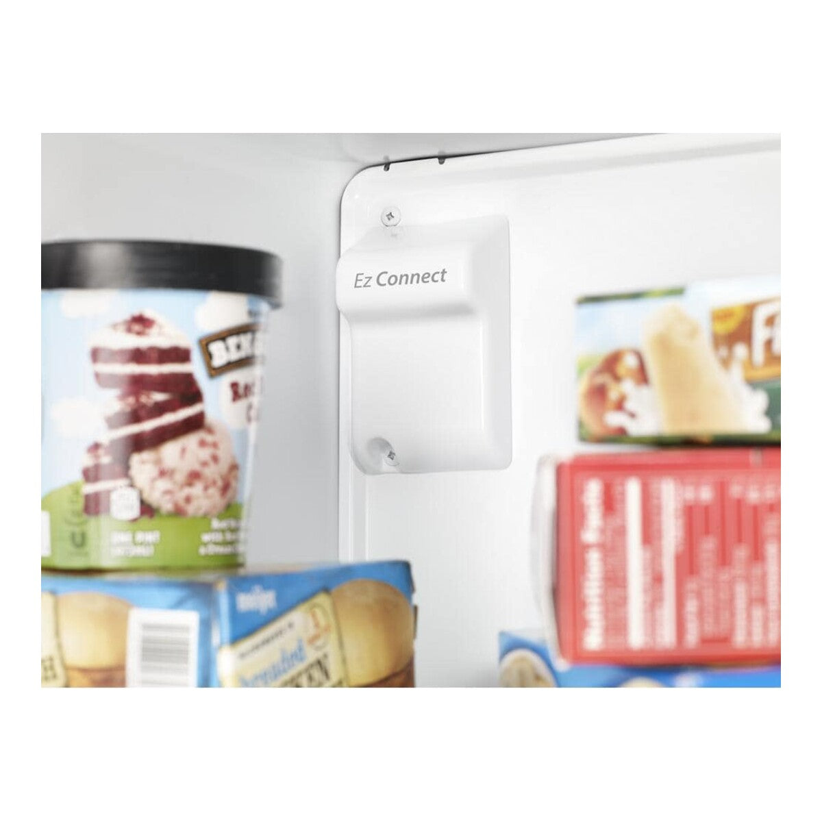 28-inch Wide Refrigerator Compatible With The EZ Connect Icemaker Kit – 18 Cu. Ft.
