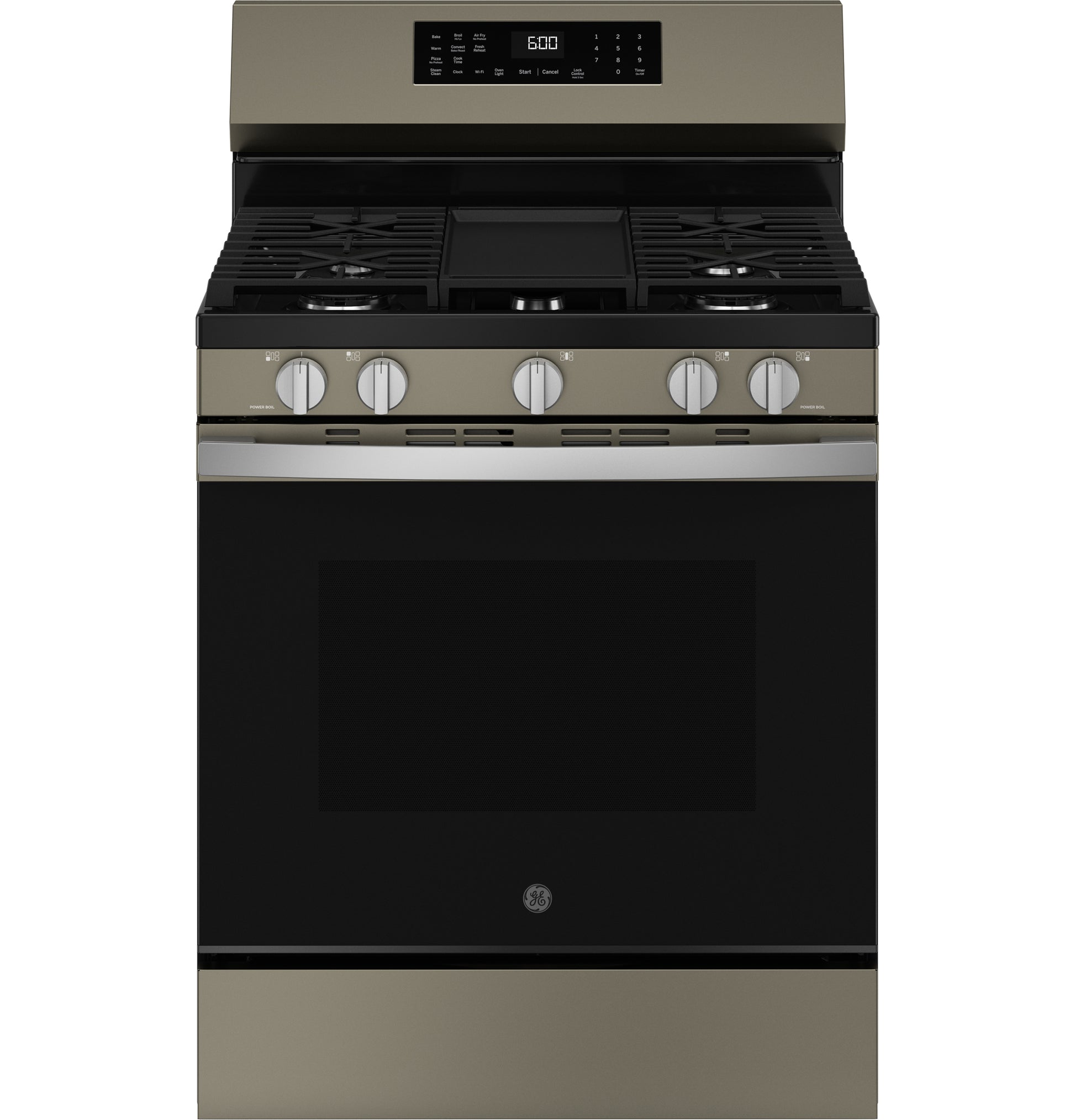 Free-standing gas convection range with four control knobs and digital display from Ranges and Kitchen & Kitchenware collections