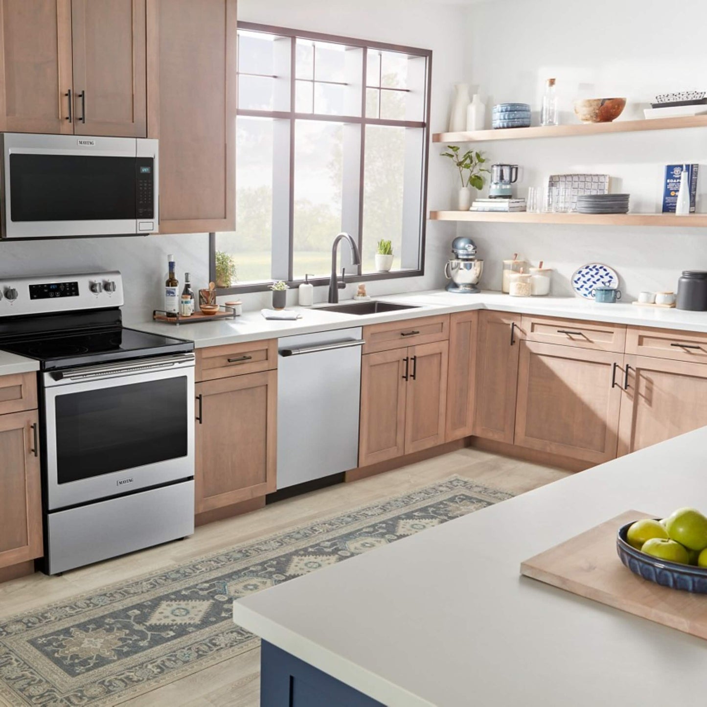Maytag® 30-Inch Wide Freestanding Electric Range with Steam Clean - 5.3 cu. ft.