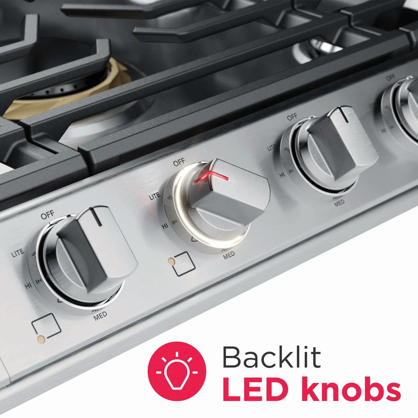 36" Gas Cooktop with PowerPlus