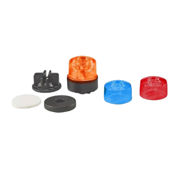 Rotating beacon light accessory with orange, red, and blue caps for Bruder Toys in Vehicles & Remote Controlled Toys collection under $50