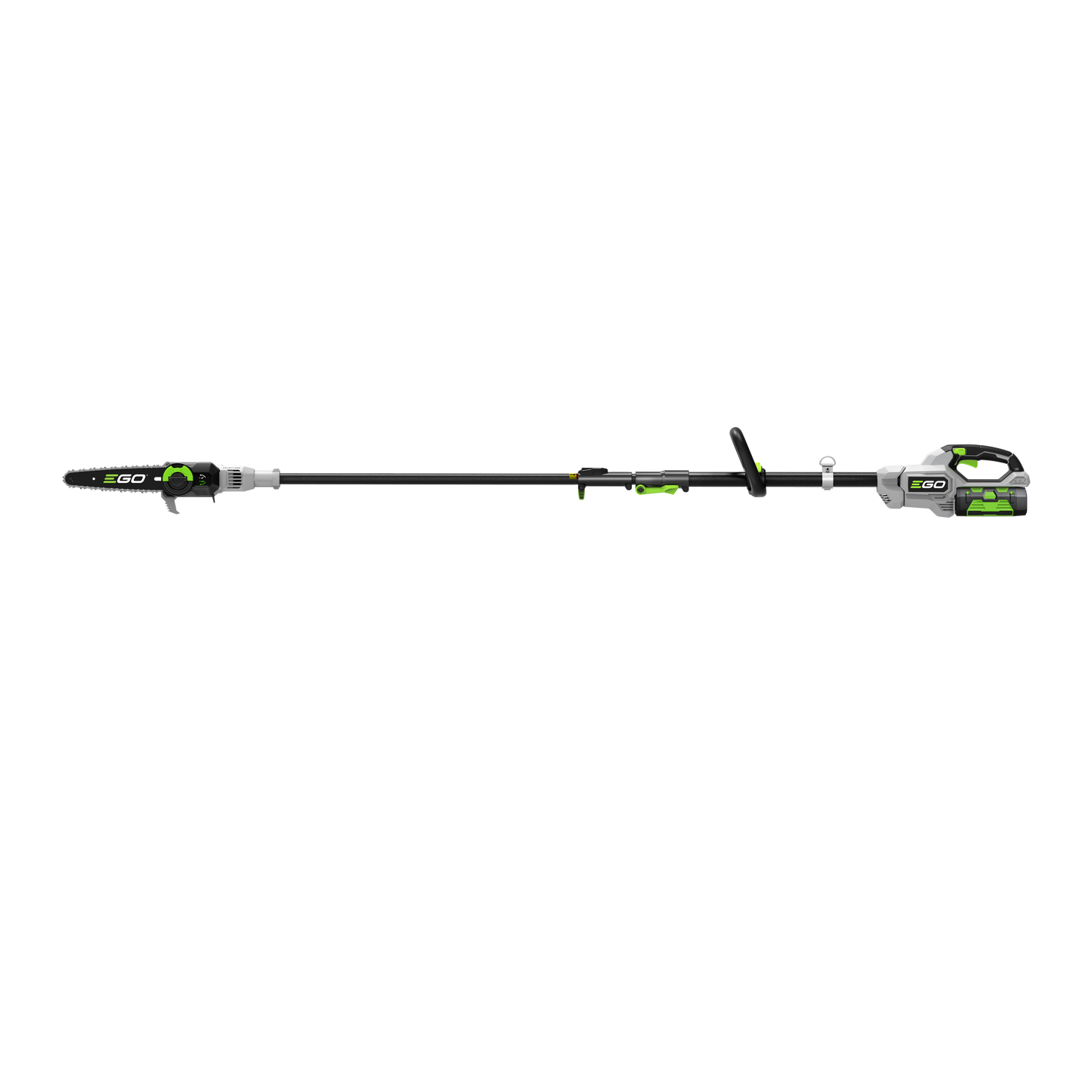 EGO POWER+ 10-inch telescopic pole saw with battery and charger for home improvement and outdoor pruning tasks