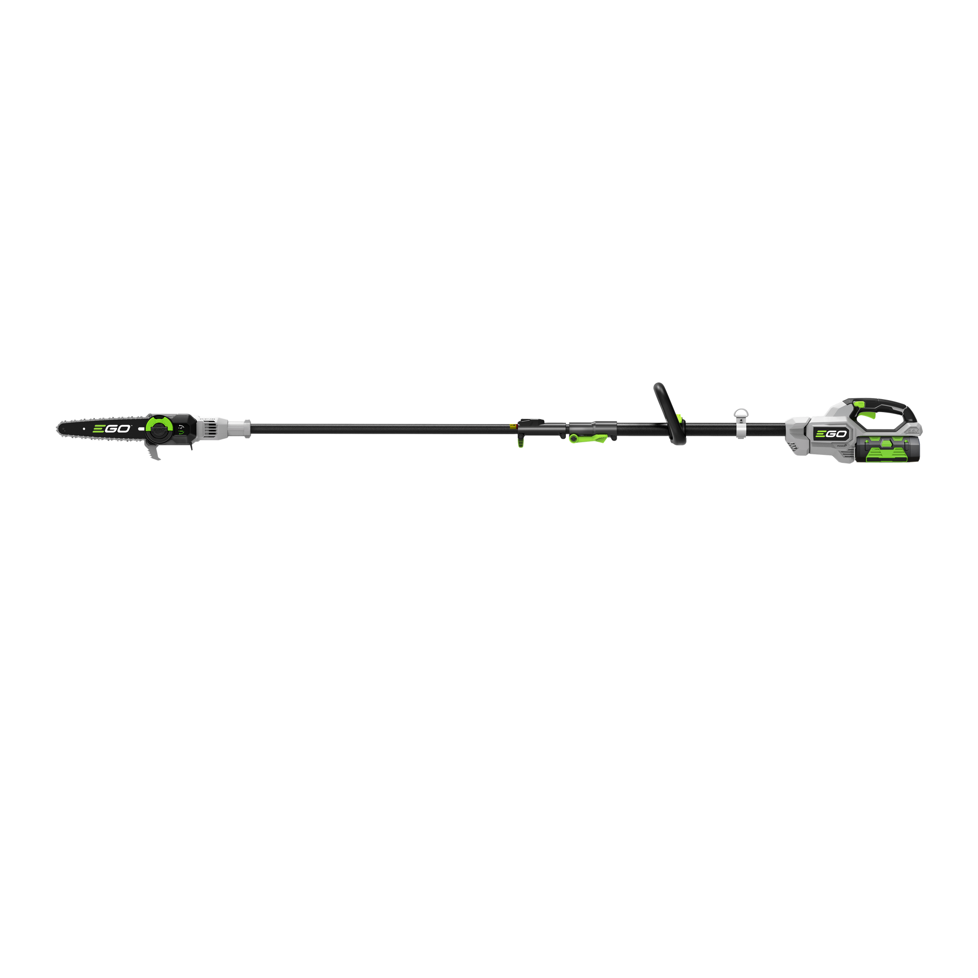 EGO POWER+ 10-inch telescopic pole saw with battery and charger for home improvement and outdoor pruning tasks