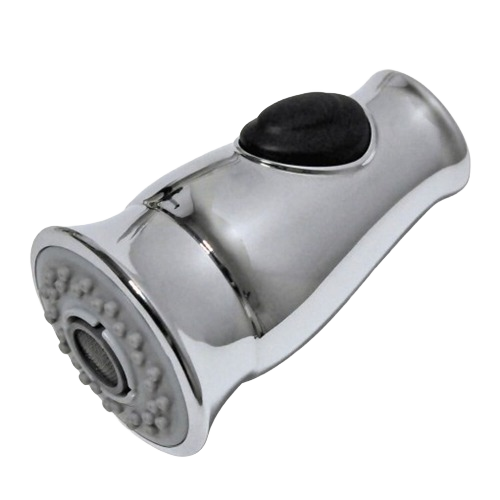 Chrome pull down faucet spray head replacement for kitchen plumbing and faucet repair under $50 and $100 collections