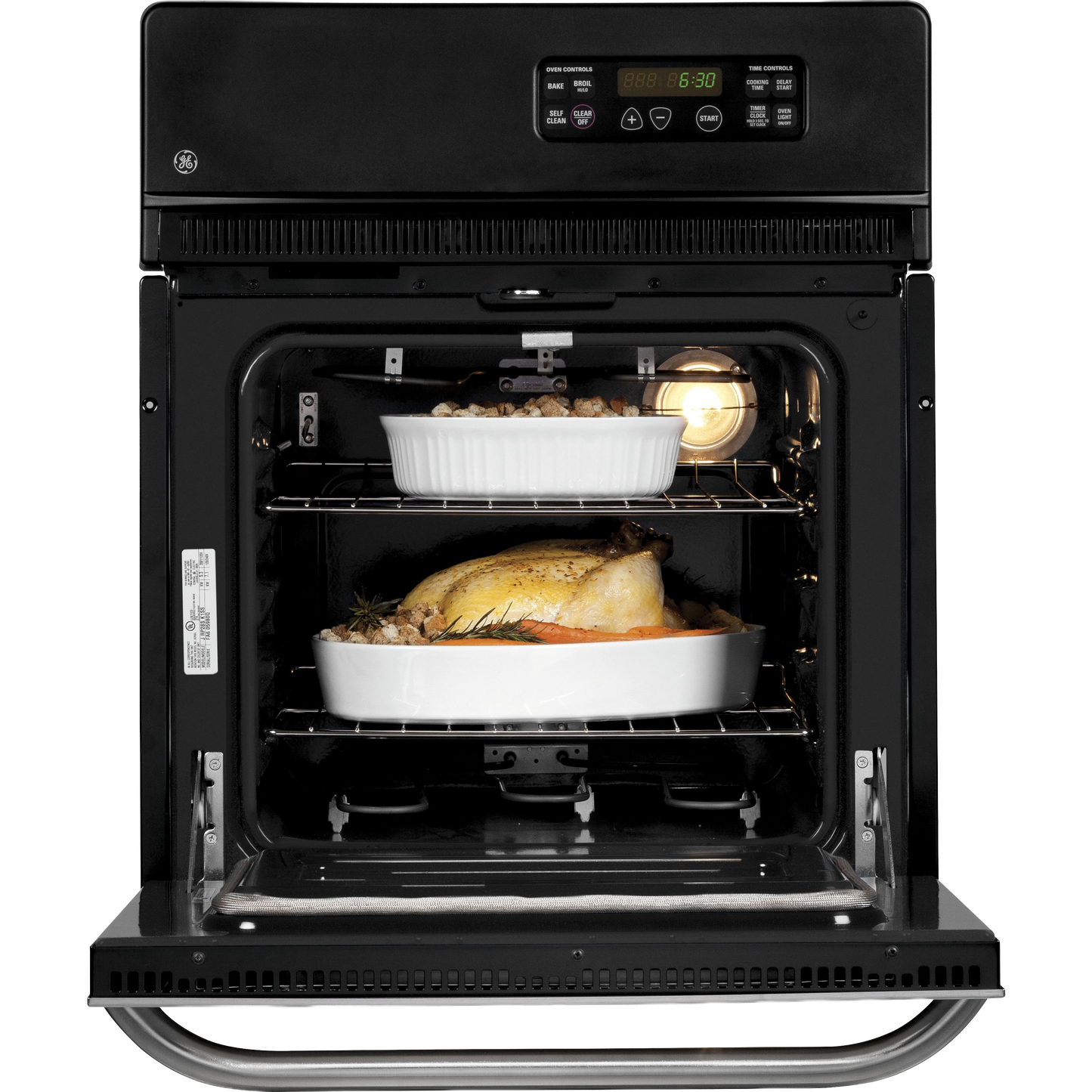GE® 24" Electric Single Self-Cleaning Wall Oven
