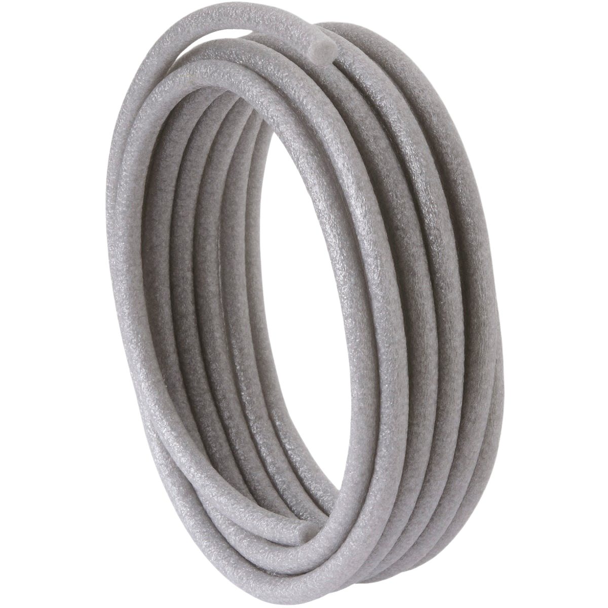 Coiled gray foam backer rod for sealing gaps in home improvement and construction projects.
