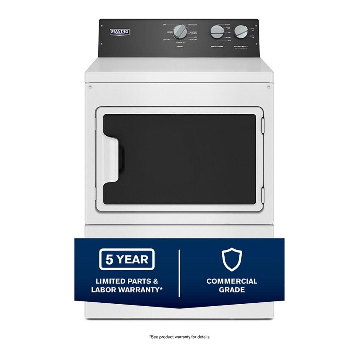 Commercial-Grade Residential Electric Dryer - 7.4 cu. ft.