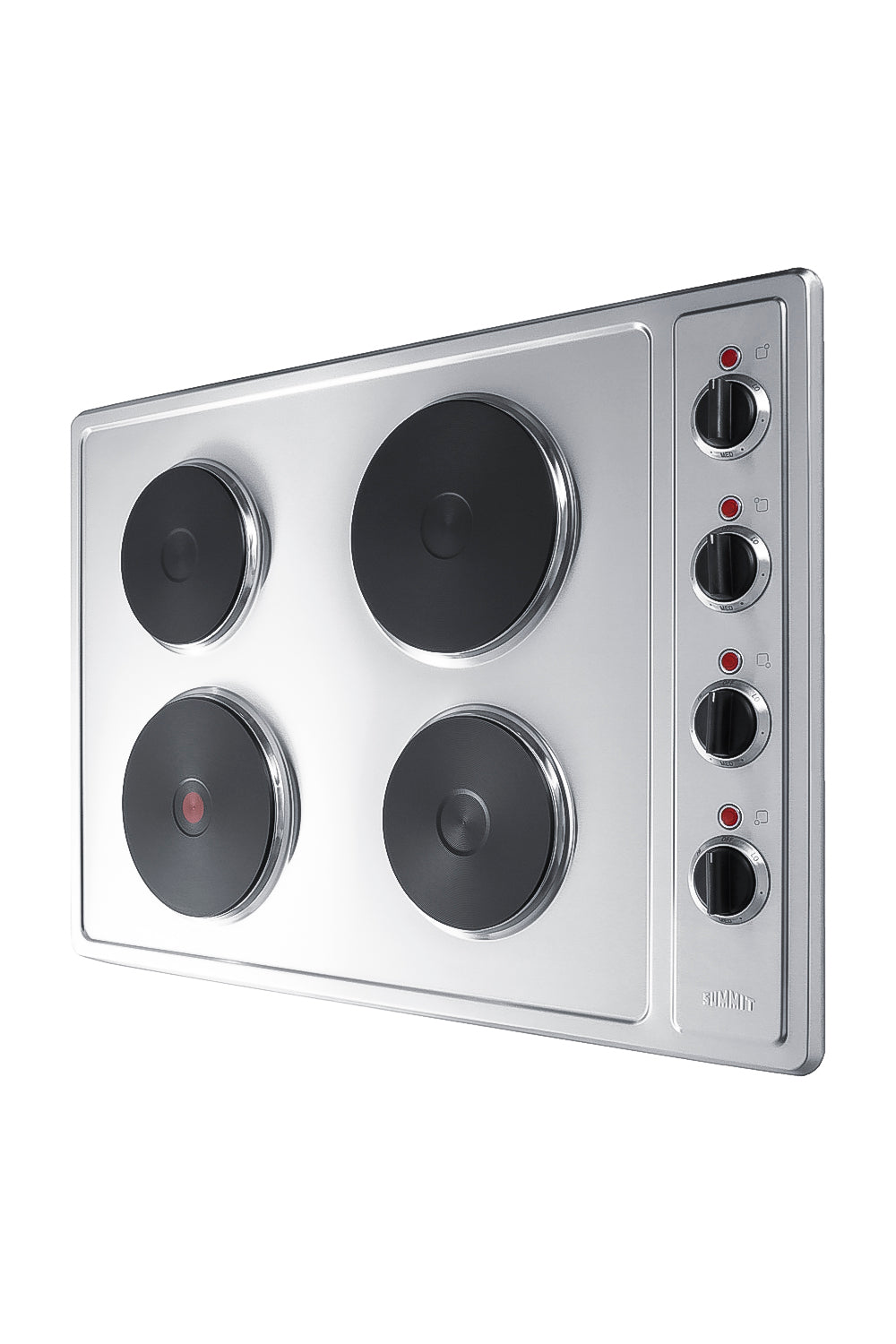 30" Wide 208/240V 4-Burner Solid Disk Cooktop