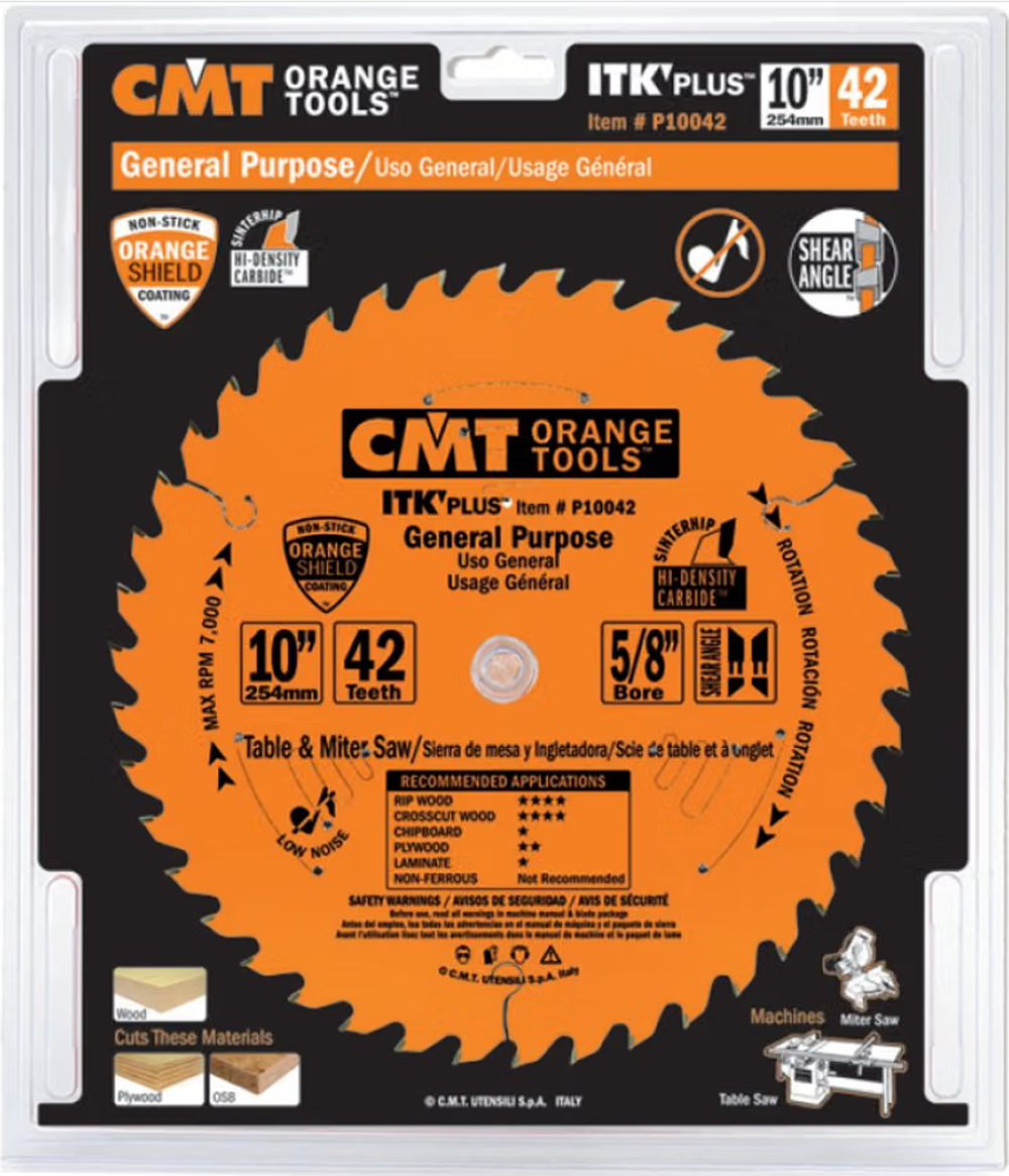 CMT Orange Tools 6-1/2" 36T Itk-Plus® Finish Saw Blade