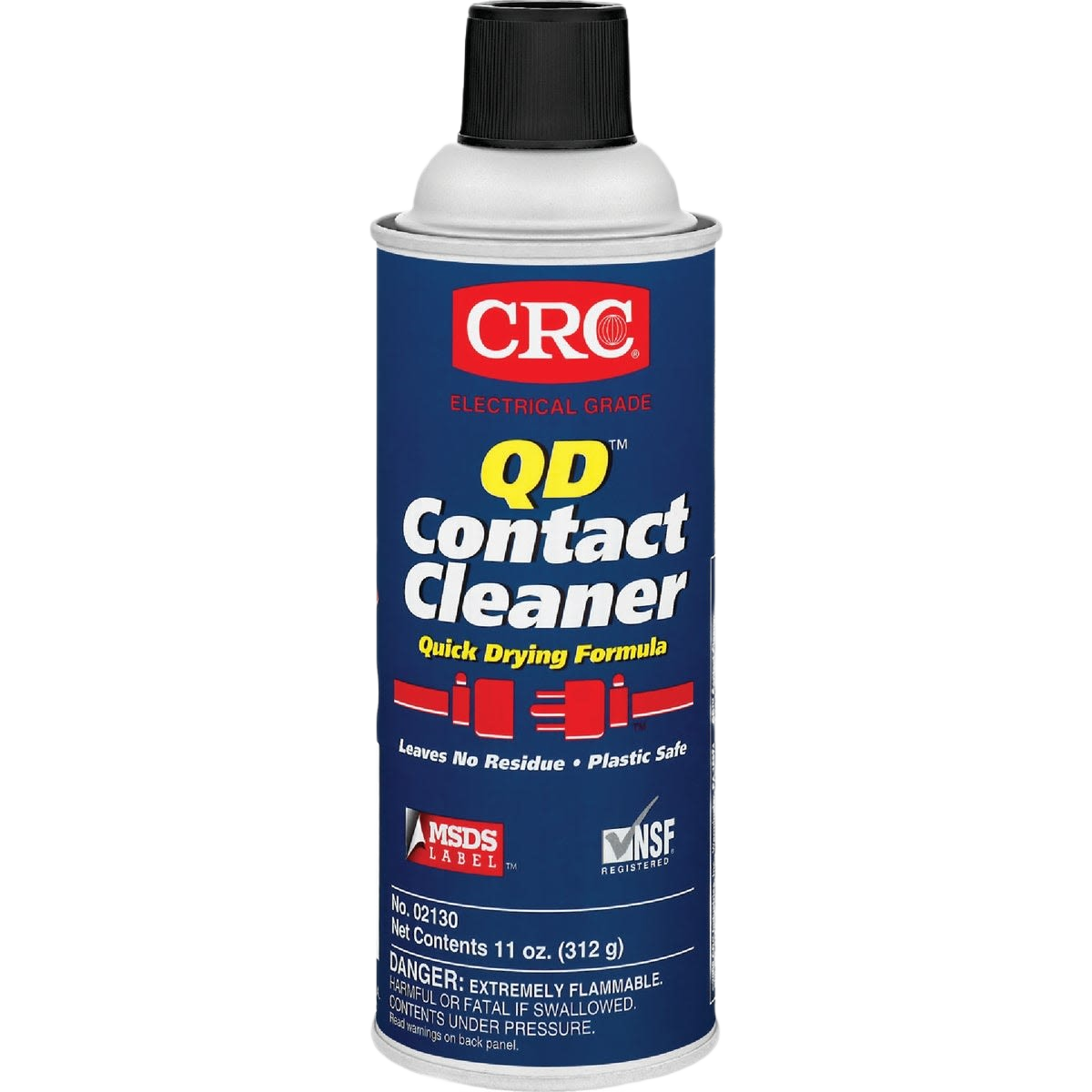 Blue aerosol can of electronic contact cleaner with quick drying formula for electrical tools and accessories under $50 collection