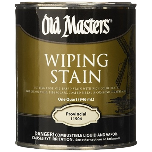 Old Masters Provincial oil-based wiping stain quart can for wood, fiberglass, metal in Stains & Sealers collection