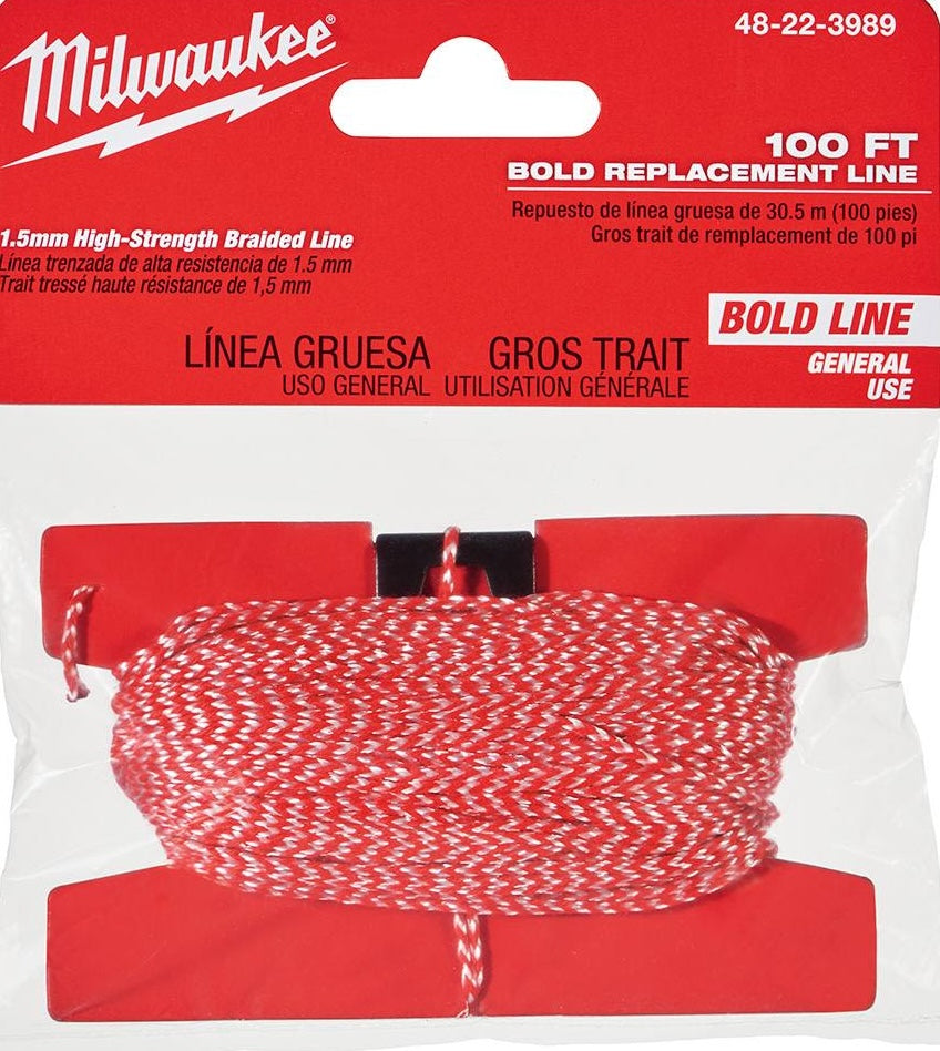 Milwaukee 100' Red Bold Replacement Line