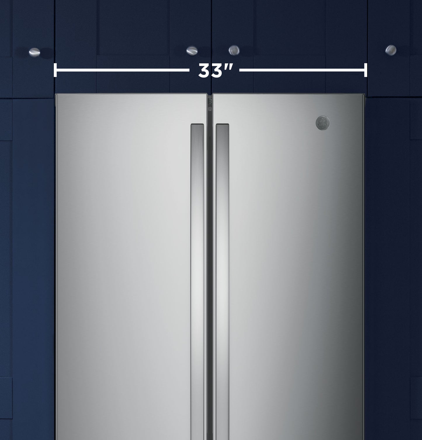 GE® ENERGY STAR® 18.6 Cu. Ft. Counter-Depth French-Door Refrigerator